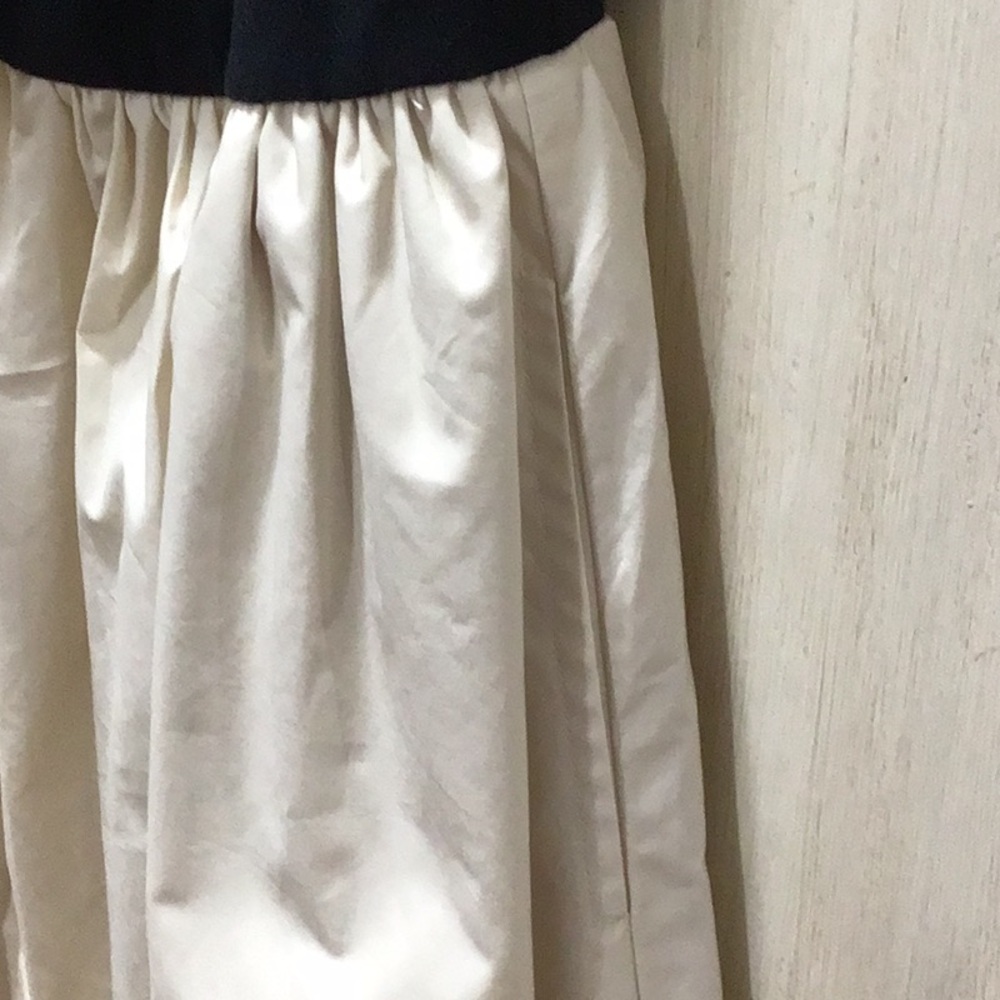 Sincerely Jules Black White Cream Strapless Bubble Hem Dress NWT see details PTP - Picture 4 of 6